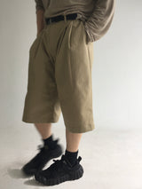 herring bermuda denim slacks(2colors)