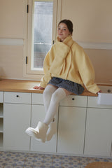 Wednesday Evening Winter Boots - Cream