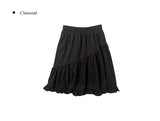 [Peach Fuzz] Ollin Frill Midi Layered Skirt