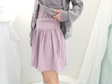 Shirring Flared Dress
