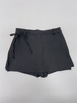 Slit Wrap Skirt Pants
