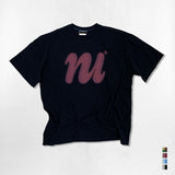 Nu ハーフトーンシンボルオーバーフィットTシャツ - 4COLOR
