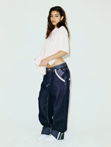OVERSIZED WING POLO SHIRT PINK