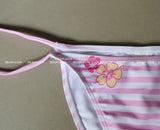 Stripe Aloha Tanning Kitty Bikini