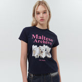 マルチーズアーカイブTシャツ