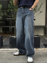 メイワイドデニムパンツ