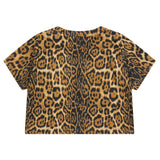 JUBY LEOPARD HOTFIX CROP T