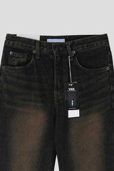 ASCLO Sand Brush Flare Denim Pants (2color)