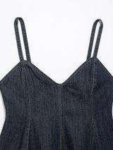 Arina Denim Flare Blouse 231330673