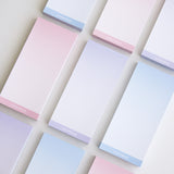 gradient grid non-sticky memopad Set (PINK+BLUE+PURPLE)