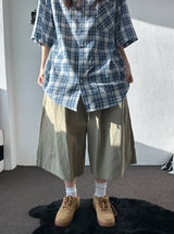 Pre Rivet Pocket Nylon Bermuda Shorts 3color