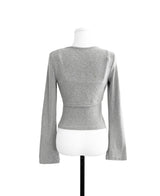 [♡MADE♡] mavie volume the sleeveless + cuffs cardigan set