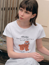 ROLA SUNGLASSES PUPPY T-SHIRT WHITE
