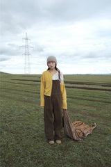 Bonnie Balm Cotton Overalls (3color)