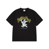 25SS カートゥーンチンチラショートスリーブTシャツ ブラック