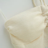 Lovi Shirring Halter Top