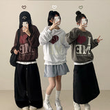 i❤️ME Crack Vintage Printed Sweatshirt