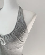 Sidia strap halter top (light gray)