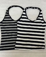 Span halter sleeveless (2 color)