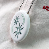 BORN IN CODE NTP-4 Coin Wallet Keyring (White)