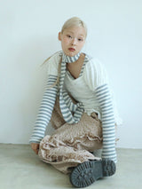 SCARF ROUND T-SHIRT(ST BLUE)
