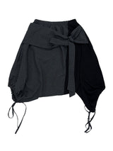 layered check wrap skirt (2color)