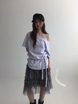 Verde chiffon skirt (3color)