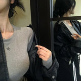 [BELLIDE MADE] フィンガーホールロゴラウンドTシャツ