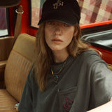 ミュージックロゴTシャツグレー