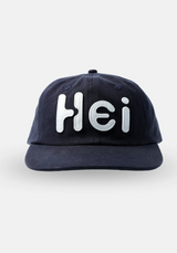 Hei Big Logo Felt Cap Dark Navy