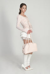 Vivienne Ballet Lace Top, Pink