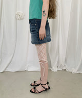 FADE LOW DENIM MINI SKIRT
