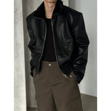 [F/W] Crack fur leather jacket(2color)