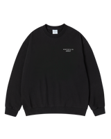 25FW ベーシックロゴナッピングスウェットシャツ ブラック