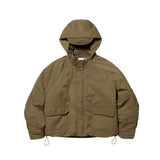 ECT Cropped Hooded Shell Parka (2 colors)