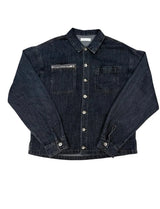 [4SEASON] Washed denim zipper shirts jacket(2color)