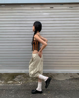 スナップビッグカーゴバミューダパンツ