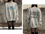 [UNISEX] U.S.A Andrew ピグメントブラッシュラグランスウェット (2 colors)