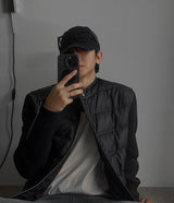 [Duck Down] ASCLOマッスルフィットパッドバイカージャケット (2color)
