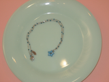 gleaming tiny star necklace [blue]
