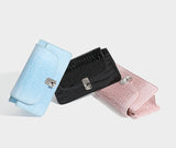 Luxury Croc-Embossed Mini Square Bag Chain Handle Crossbody Shoulder Bag