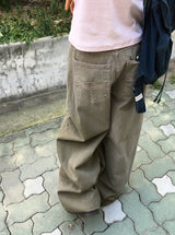 Gamma Stitch Point Balloon Wide Pants