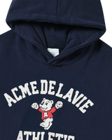 25FW DANCING AC BEAR HOODIE DARK NAVY