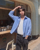 ロフォーム リベット クロップ ロングスリーブ シャツ