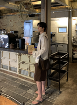[ LOOKPLE x LEBELMENT ] クールピンタックリネンワイドショーツ