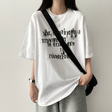 リブレタリングボクシーフィット半袖Tシャツ
