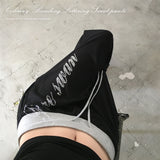 Senit Color Block Rhinestone Wide Training Pants