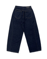 Never Curved Panel Raw Denim
