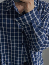 ASCLO College Linen Check Shirt (2color)