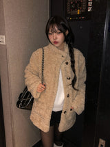 [MADE/Quilted Lining] マヌフラッフィーファーハーフキルティングコート